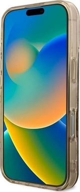 Guess IML Peony On 4G Background Case with MagSafe for iPhone 16 Pro Max 6.9" Brown - GUHMP16XH4PYEEW