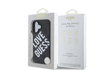 Guess 4G Big Love Logo Leather Case with MagSafe for iPhone 16 6.1" Black - GUHMP16SP4PLGWK