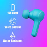 JVC Gummy True Wireless Headphones Soda Blue - HA-A7T-A-U