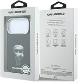 Karl Lagerfeld IML Iconic Sketch Print Case with MagSafe for iPhone 17/18 Pro 6.3" Black - KLHMP18L6HKIKDK