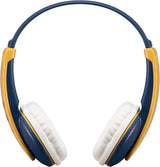 JVC Tinyphones Stereo Kids Wireless Bluetooth Headphones Black/Yellow - HA-KD10W-Y-E