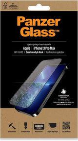Panzer Glass Edge to Edge Design Screen Protection for iphone 13 Pro Max 6.7" Black - 2755
