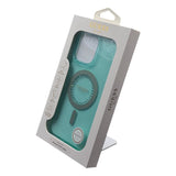 Guess IML Rhinestones Case with MagSafe for iPhone 16 Pro Max 6.9" Green - GUHMP16XPFTDTEN