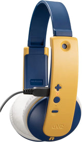 JVC Tinyphones Stereo Kids Wireless Bluetooth Headphones Black/Yellow - HA-KD10W-Y-E