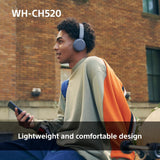 Sony WH-CH520 Over Ear Wireless Bluetooth Headphones Yellow - WHCH520Y.CE7
