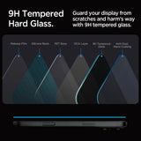Spigen Glastr EZ Fit Privacy Film Screen Protector 2 Pack for iPhone 16 Pro Max 6.9" - AGL07908