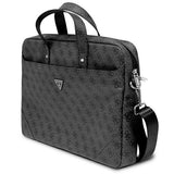 Guess 4G Triangle Logo Laptop Bag 16" Black Saffiano - GUCB15P4TK