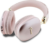 Guess GCube Metallic Script Logo On Ear Wireless Headphone Pink - GUBHK1GCTCSP