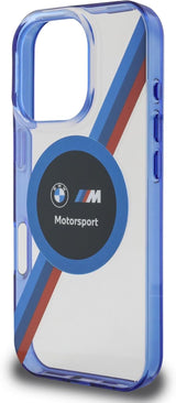 BMW Motosport IML Circle Case with MagSafe for iPhone 16 Pro 6.3" Clear - BMHMP16L23HTPUT