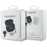 Guess Glossy Effect Printed Classic Logo & Charm TWS Earphones Black - GUTWSXMCCLK
