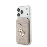 Guess 4G Big Metal Logo Magnetic Card Holder with Stand and Mirror Pink - GUWMSMIP4GP