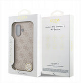 Guess 4G Charms Case for iPhone 17 6.3" Tone on Tone Pink - GUHMP17SGF4GCP