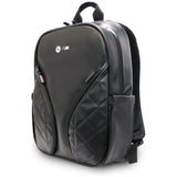 BMW M Series Carbon Pockets 16" Backpack with Metal Logo Black - BMBP15PCASEPOK