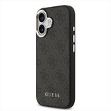 Guess 4G Classic Logo Case with MagSafe for iPhone 17 6.3" Black - GUHMP17SP4GSSMCK