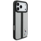 BMW M Perforated Stripe Logo Case with MagSafe for iPhone 17 Pro Max 6.9" Grey - BMHMP17X25PCPSGK