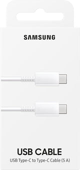 Samsung 1M 5 Amp USB C to USB C Cable White - EP-DN975BWEGWW