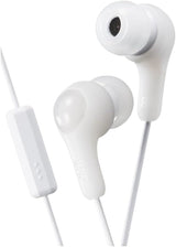 JVC Gumy Plus Wired 3.5mm In Ear Stereo Headphones Coconut White - HA-FX7M-WN-U