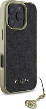 Guess 4G Charms Collection case for iPhone 16 Pro Max 6.9" Black - GUHCP16XGF4GGR