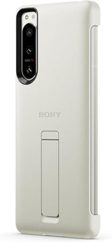 Sony Xperia 5 IV Style Back Cover with Stand Grey - XQZ-CBCQ/GENG
