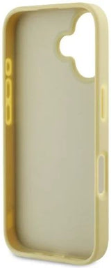 Karl Lagerfeld Metal Signature Case for iPhone 16 6.1" Gold - KLHCP16SPFMFBKMD