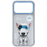 Nimmy Cool & Cute 2.0 Terrier Dog Case with MagSafe for iPhone 17 Pro 6.3" Grey Blue - N-KMLL-IP17-PRO-019-A