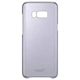 Samsung Original S8 Plus Clear Phone Case Cover - Violet,EF-QG955CVEG