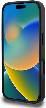 Guess 4G Stripes Case with MagSafe Wallet for iPhone 16 Pro Max 6.9" Black - GUBPHCP16XP4RPSK