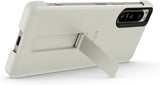 Sony Xperia 5 IV Style Back Cover with Stand Grey - XQZ-CBCQ/GENG