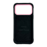 Nimmy Glasses Cool Cat Face Case with Detachable MagSafe Grip Stand for iPhone 17 Pro 6.3" Black Pink - N-YJKM-CXZJ-IP17-PRO-018