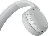 Sony WH-CH520 Over Ear Wireless Bluetooth Headphones White - WHCH520W.CE7