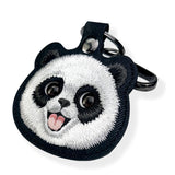 Nimmy Big Eye Cute Pet Travel Panda Face Airtag Keychain Black - N-XDY-YSK-06-A