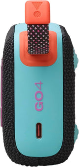 JBL Harman Go 4 Portable Bluetooth Speaker Black/Orange - JBLGO4BLKO