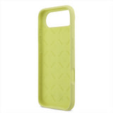 Guess Liquid Silicone 4G Metal Logo Case for iPhone 17 Air 6.5" Yellow - GUHCP17MSC4GLMY