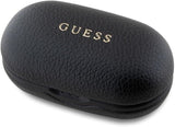 Guess PU Grained ENC TWS Wireless Earphones Black - GUTWSPGTSPSK