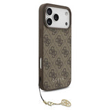 Guess 4G Charms Case for iPhone 17 Pro Max 6.9" Tone on Tone Brown - GUHMP17XGF4GCW