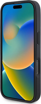 BMW M Perforated Tricolor Line Case with MagSafe for iPhone 16 Pro Max 6.9" Black - BMHMP16X23PUPDK