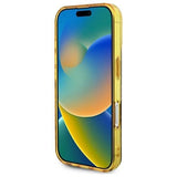 Guess IML Peony On 4G Background Case with MagSafe for iPhone 16 6.1" Brown - GUHMP16SH4PYEEW