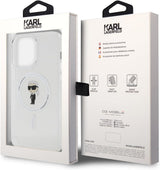 Karl Lagerfeld IML Ikonik Hard Case with MagSafe for iphone 15 Pro 6.1" Transparent - KLHMP15LHFCKNOT