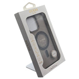 Guess IML Rhinestones Case with MagSafe for iPhone 16 Pro Max 6.9" Black - GUHMP16XPFTDTEK