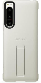 Sony Xperia 5 IV Style Back Cover with Stand Grey - XQZ-CBCQ/GENG