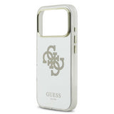Guess PC/TPU Mirror 4G Glitter Logo Case with MagSafe for iPhone 17 Pro 6.3" Gold - GUHMP17LHMR4GDG