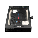 BMW M Grip Stand Smooth and Carbon Case for iPhone 16 6.1" Black - BMHC16SGSPCCK