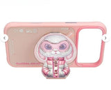 Nimmy Cool & Cute 2.0 Rabbit Case with MagSafe Stand for iPhone 17 Pro 6.3" Pink - N-YJKM-CXZJZH-IP17-PRO-08