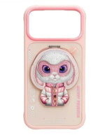 Nimmy Cool & Cute 2.0 Rabbit Case with MagSafe Stand for iPhone 17 Pro 6.3" Pink - N-YJKM-CXZJZH-IP17-PRO-08