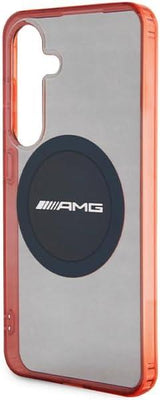 Mercedes AMG Bicolor Transparent Hard Case with MagSafe for Samsung Galaxy S24 6.2" Black - AMHMS24S23HBCK