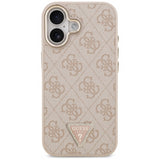 Guess 4G Triangle Logo Case with MagSafe for iPhone 17 6.3" Rose Gold - GUHMP17SP4GTDGMP