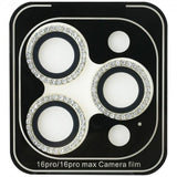 Guess Ultra Clear Rhinestones Camera Lens Protector for iPhone 16 Pro & 16 Pro Max 6.3"/6.9" Gold - GUCL163SGGD