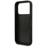 Guess Grained Ring Case with MagSafe for iPhone 17 Pro Max 6.9" Black - GUHMP17XPGHSMMK