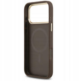 Guess 4G Stripe Case with MagSafe for iPhone 17 Pro Max 6.9" Brown - GUHMP17XPG4SEMCW