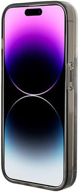 Karl Lagerfeld Liquid Glitter Choupette Hard Case for iphone 15 Pro Max 6.7" Transparent- KLHCP15XLKCNSK